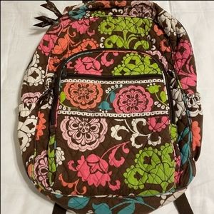 EUC Vera Bradley campus backpack in Lola
